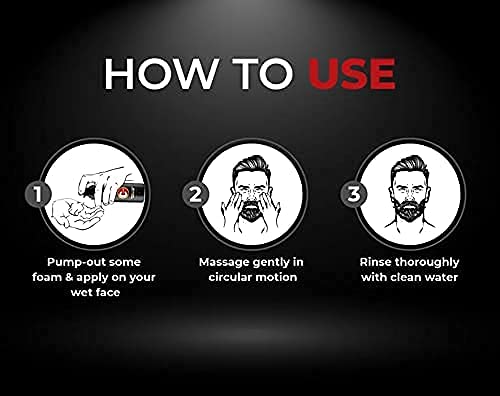 Beardo Vitamin C Power Foam Facewash 130 ml |Cleanses & refreshes | Reduce blemishes & fine lines