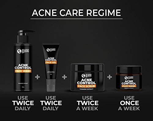 Beardo Acne Control Face Wash for Men, 100gm | Facewash For Men | Proudly Made In India