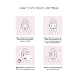 Solimo Face Sheet Mask, Strawberry