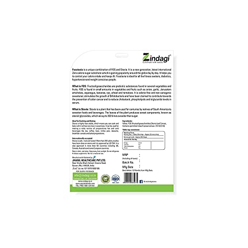 Zindagi Stevia Sachets & Stevia Liquid Drops - Sugar-Free Sweetener (Stevia Combo Pack)