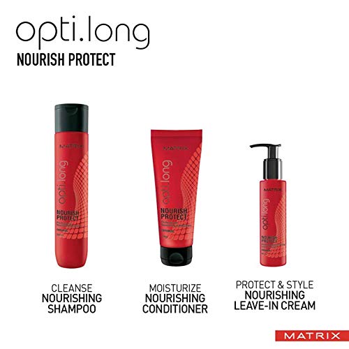 MATRIX Opti Long Professional Shampoo |For healthy, long hair with nourished lengths and split ends protection | With Ceramide | For Long hair | Paraben Free