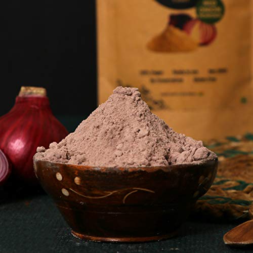 Zilli's  Red Onion Powder, Ginger Powder (Adrak /Sunth) & Garlic Powder (100g x 3 = 300g) - for Cooking & Baking, Everyday Use Natural Powder, Vegan, Gluten Free, No Preservatives - [Essential Combo Pack]