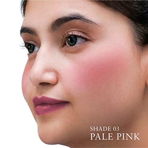 Just Herbs Ayurvedic, Natural Lip & Cheek Tint, Blush For Women- Sls, Chemical & Paraben Free - 03 Pale Pink (Creamy Matte)