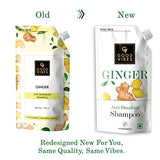 Good Vibes Ginger Anti Dandruff Shampoo Refill Pack (750 ml)
