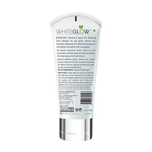 Lotus Herbals Safe Sun Block Cream SPF 30, 100g and Lotus Herbals White Glow Oatmeal And Yogurt Skin Whitening Scrub, 100g