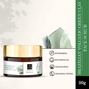 Good Vibes Skin Purifying Scrub - Brazilian Volcanic Green Clay (50 g)