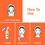 Good Vibes Ubtan Insta Glow Foaming Face Wash With Deep Cleansing Brush, 150 ml | Brightening Cleanser For All Skin Types | With Turmeric, Saffron, Vitamin B3 | No Parabens, Sulphates & Mineral Oil
