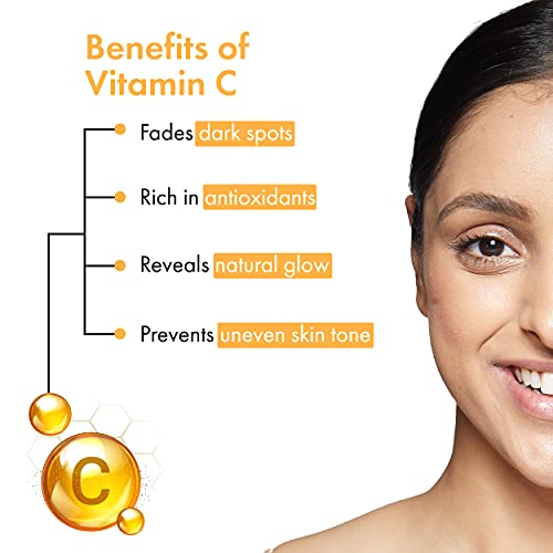 Good Vibes Vitamin C Glow Face Mask, 50 g Deep Cleansing Moisturizing Face Mask For All Skin Types, Rich in Antioxidants & Helps Reduce Dark Spots, No Parabens & Sulphates