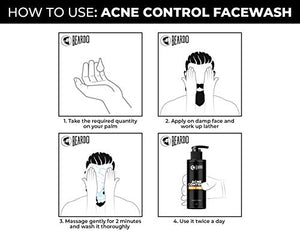 Beardo Acne Control Face Wash for Men, 100gm | Facewash For Men | Proudly Made In India