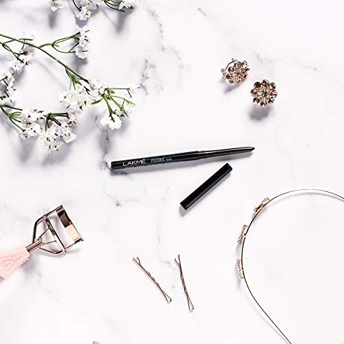 Lakme Eyeconic Kajal, Regal Green Colour, Matte Kohl Liner in a Twist Up Pencil - Waterproof, Smudge Proof & Long Lasting Eye Makeup, 0.35 g