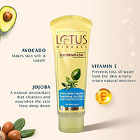 Lotus Herbals Jojobawash Active Milli Capsules Nourishing Face Wash | For All Skin Types | 120ml