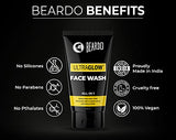 Beardo Ultraglow Facewash & Activated Charcoal Facewash Combo (Pack of 2)