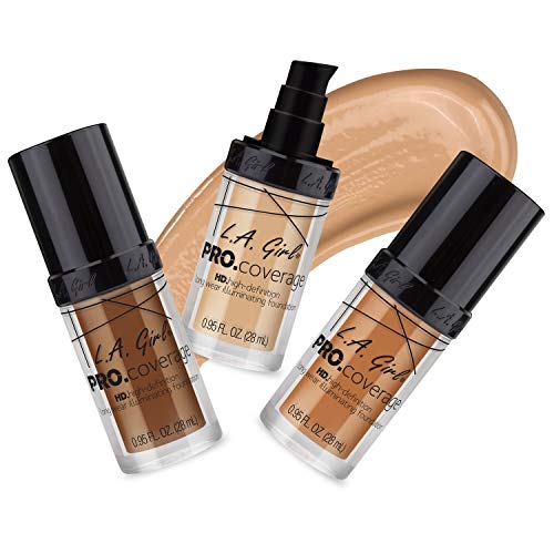 LA Girl PRO Coverage HD Foundation, Toast, 28ml