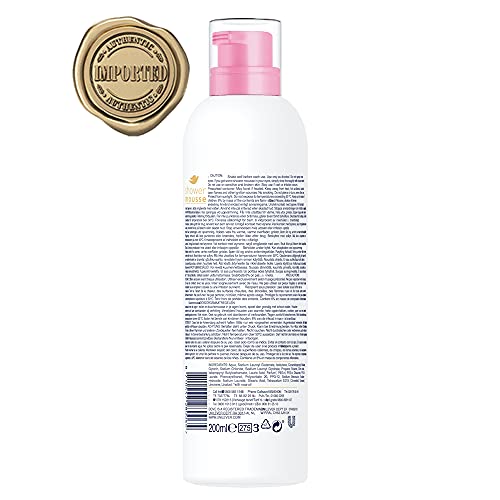Dove Creamy Shower and Shaving Mousse, Gentle Cleanser Infused with Rose Oil for Nourishment, Gives 24 Hour Softness, Sulphate-Free, 200 ml