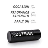 Ustraa Deodorant For Men, Black, 150Ml