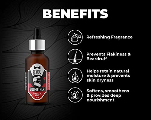 Beardo Godfather Beard oil (30ml) and Activated Charcoal Facewash (100ml)