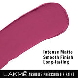 Lakmé Absolute Precision Lip Paint, Matte Finish - Victorian Magenta, 3g