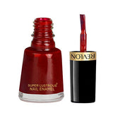 Revlon Womens Fire 'N' Gold 5 Finishes Nail Enamel, Red Sparkle, 8 ml