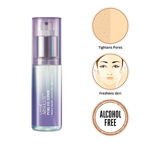 Lakme Absolute Pore Fix Toner, with Lavender & Witch Hazel, Removes Oil And Impurities, Tightens And Unclogs Pores, 60 ml