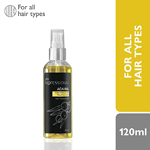 Godrej Professional Acai Oil For Porous or Treated Hair, 120 ml