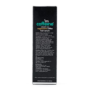 mCaffeine Anti-Dandruff Cappuccino Coffee Hair Serum | Reduces frizz & Breakage and Detangles Hair with Macadamia Oil and Vitamin E | For Smooth & Shiny Hair | SLS and Paraben Free | 50ml