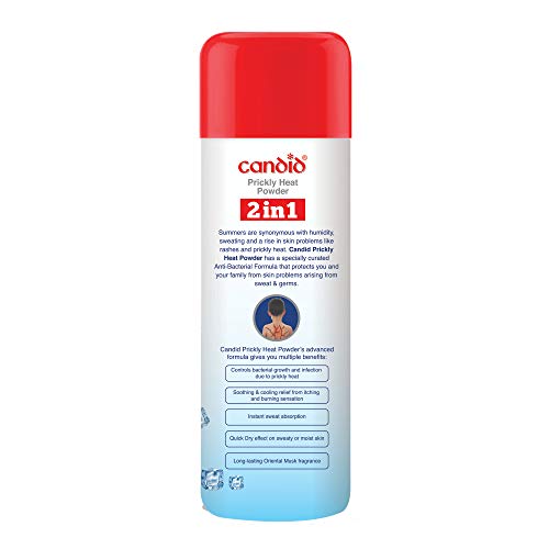 Candid Prickly Heat Powder 120g, white