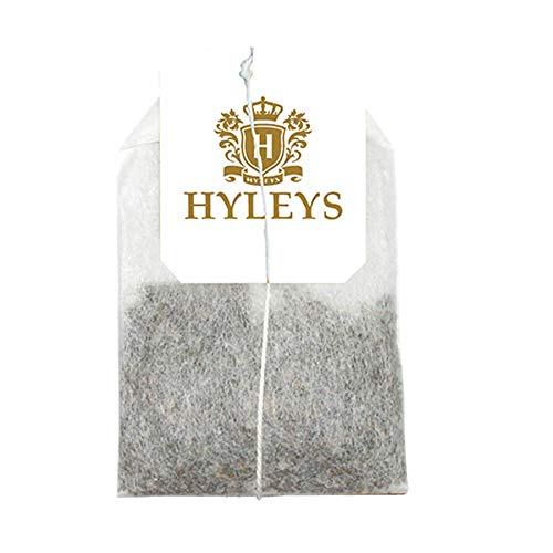 Hyleys Matcha Tea Bags with Ginger - 25 Tea Bags (Japanese Pure Matcha Wellness Green Tea)