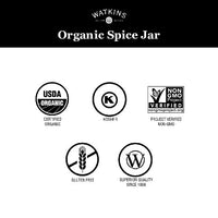 Watkins Gourmet Organic Spice Jar, Garlic Powder, 3.1 Ounce