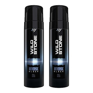 Wild Stone Intense Black No Gas Deodorants for Men Combo Pack of 2 (120ml each)