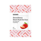 Solimo Face Sheet Mask, Strawberry