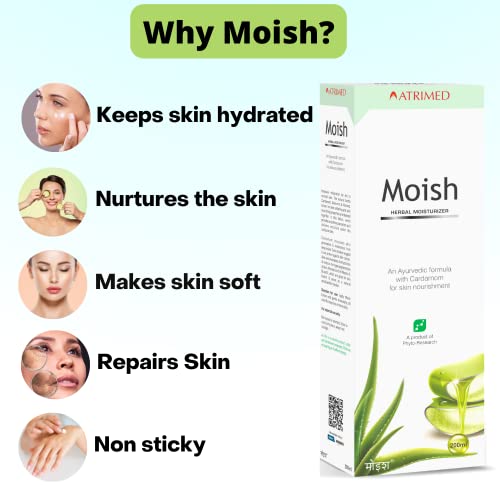 Atrimed Moish Herbal Moisturizer for skin nourishment