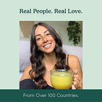 VAHDAM, Turmeric + Matcha Superfood Elixir Mix - 10 Servings | USDA Organic Turmeric Matcha Powder | Aids in Improving Focus & Immunity | Non-GMO, Vegan, Keto-Friendly & Preservative-Free