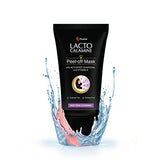 Lacto Calamine Face Peel Off Mask with Activated Charcoal and Vitamin E for deep pore cleansing, removing blackheads and whiteheads & fresh glowing skin – No Parabens No Sulphates, Black, 120 g