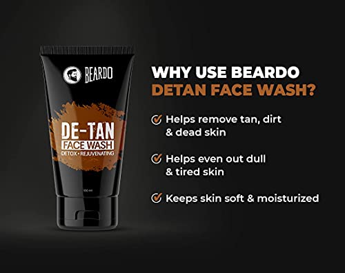 Beardo Godfather Beard oil (30ml) and De-Tan Facewash for Men (100ml)
