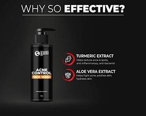 Beardo Acne Control Face Wash for Men, 100gm | Facewash For Men | Proudly Made In India