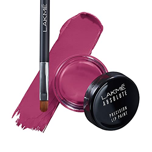 Lakmé Absolute Precision Lip Paint, Matte Finish - Victorian Magenta, 3g