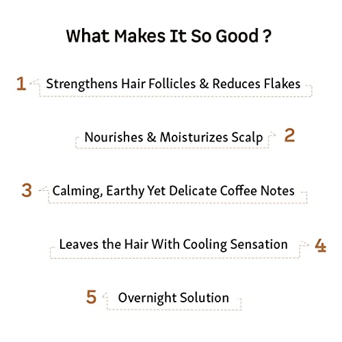 mCaffeine Anti-Dandruff Cappuccino Coffee Scalp Lotion | Reduces Itchiness & Flakiness with Natural AHA and Almond Milk |SLS and Paraben Free | For All Hair Types | 100ml