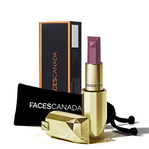 Faces Canada Ultime Pro Belle De Luxe Jewel Cut Matte Lipstick, Purple, Victorian Mauve 09, 3 g