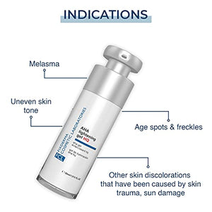 Fixderma Cosmetic Laboratories Fcl Aha Lightening Gel Hq, Fast Acting Skin Lightening Gel, Age Spot Serum, Treats Uneven Skin Tone, Freckles, Hyperpigmentation, Lighter Skin Tone, Night Serum, 30Ml