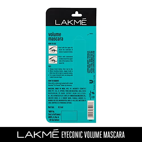 Lakmé Eyeconic Volume Mascara, 8.5ml