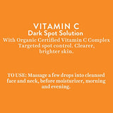 Biotique Vitamin C Dark Spot Solution Serum 30ml | Brightening, Radiant Skin, Reduce Pigmentation |All Skin Tone | SLS & Paraben Free