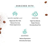 MCaffeine Naked & Raw Coffee Face Wash, 100 ml | White Water Lily | Deep Cleanser | Oily/Normal Skin | Paraben & SLS Free