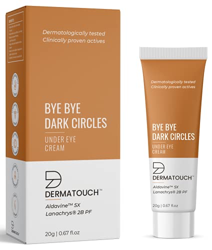 DERMATOUCH Under Eye Cream for Dark Circle || Reduces Eye Puffiness, Eye Bags || Improves Firmness under the Eye Skin || || Dark Circle Remover Cream for Women & Men - 20G