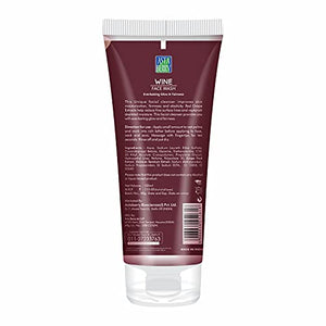 ASTABERRY Wine Face Wash (100 ml)-Age Defying Hydrating Cleanser- Pack of 2, red
