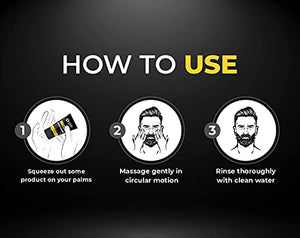 Beardo UltraGlow and De-tan face wash for all skin type, helps Cleanses, refreshes and rejuvenate the skin (Pack of 2)