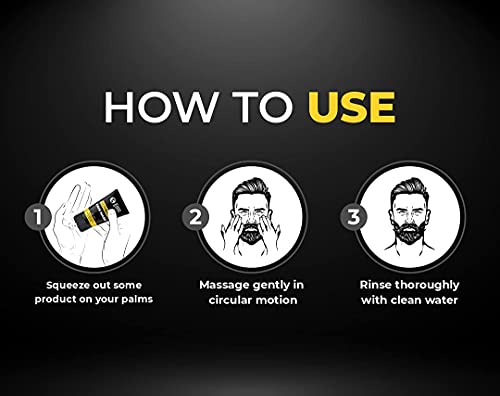 Beardo UltraGlow and De-tan face wash for all skin type, helps Cleanses, refreshes and rejuvenate the skin (Pack of 2)