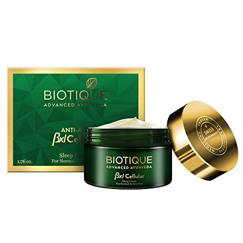 Biotique Bxl Cellular Wheat Germ Sleep Cream, 50g