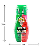 warheads Super Sour Green Apple & Watermelon Double Drops, 30 ml