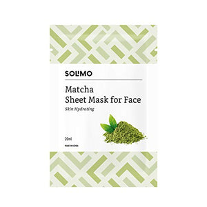 Solimo Face Sheet Mask, Matcha