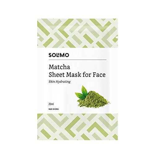 Solimo Face Sheet Mask, Matcha